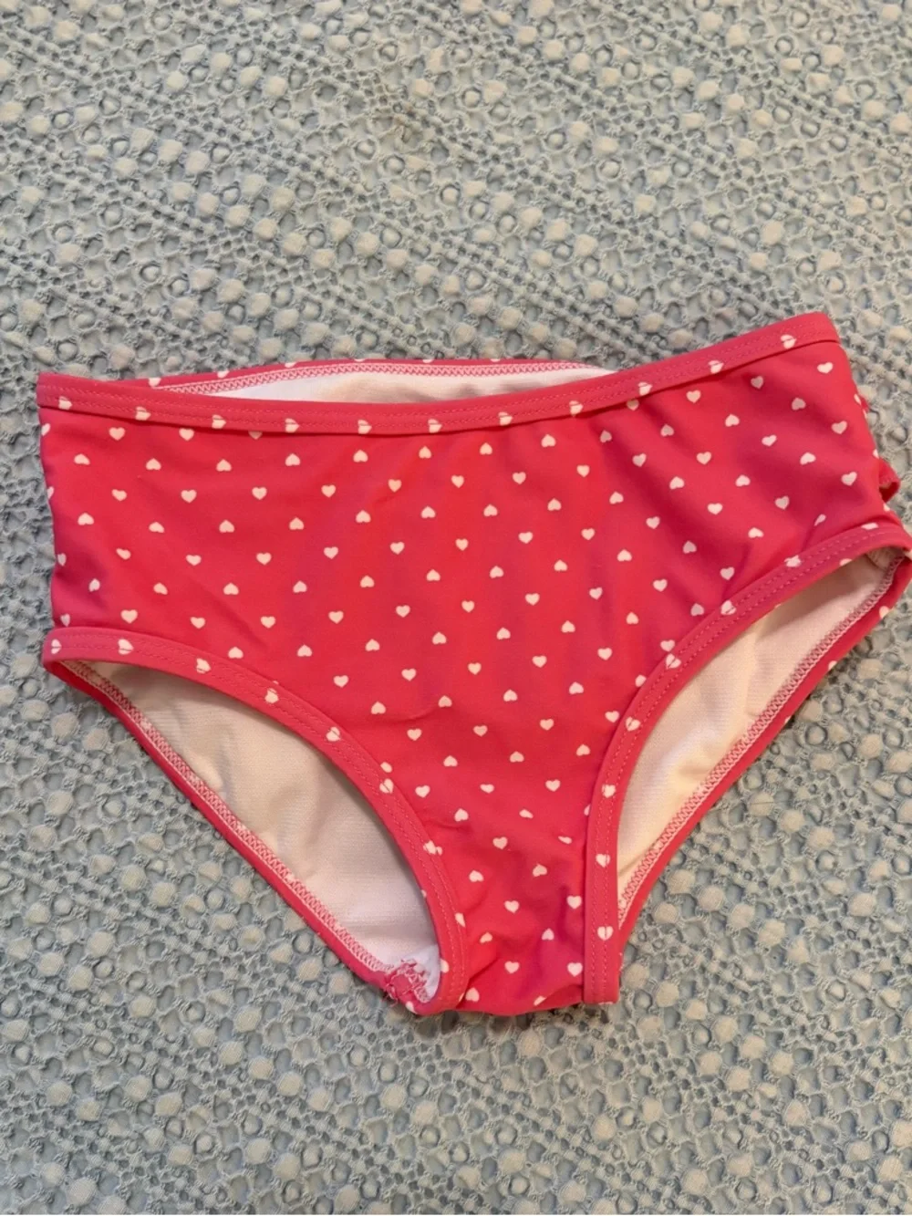 Ruffle Butts Pink Striped Bikini with Polka Dot Ruffle Bottoms sz 5T